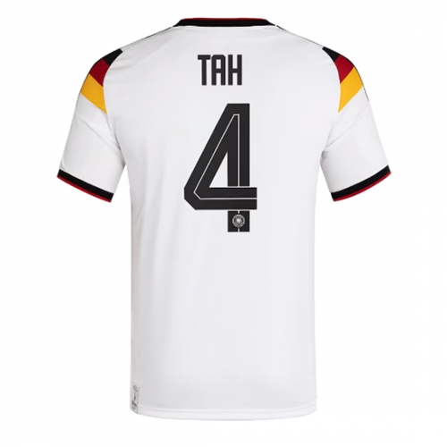 Billige Fotballdrakt Tyskland Jonathan Tah #4 Replika Hjemmedrakt VM 2026 Kortermet Billige Fotballdrakt Tyskland Jonathan Tah #4 Replika Hjemmedrakt VM 2026 Kortermet